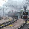 Steam special departs St Pancras
