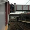number one junction indicator lit for uf-us move at West Hampstead South Jcn,