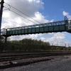 New footbridge (164AB) at Ampthill, replaces foot crossing due to linespeed improvements work.