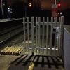 End of platform anti trespass measures Cricklewood