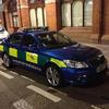 Night response ride for Londons Air Ambulance seen at St Pancras.
